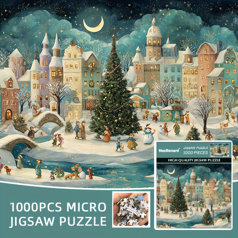 Jigsaw Puzzle Adult - Yetişkinler için Noel Yapbozları - Rahatlatıcı