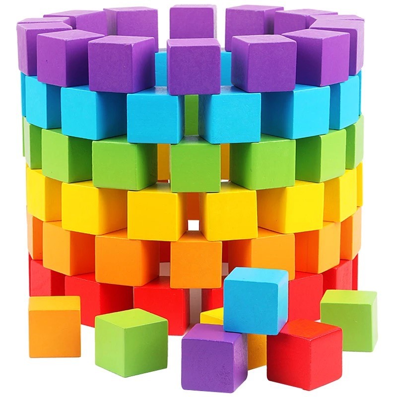 Board Game Word - 30 adet/grup 2X2 CM Ahşap Renkli