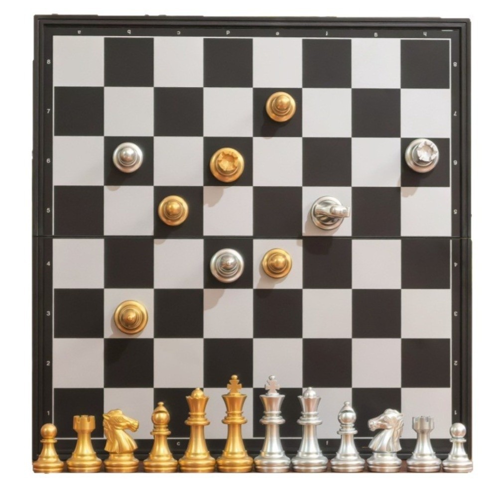 Magnetic Travel Chess - Evrensel 25/32 cm Satranç Tahtası, Manyetik