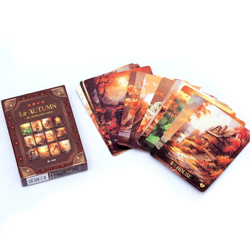 Board Game Of Life - Lenormand Tarot Destesi Le Sonbahar Koleksiyonu