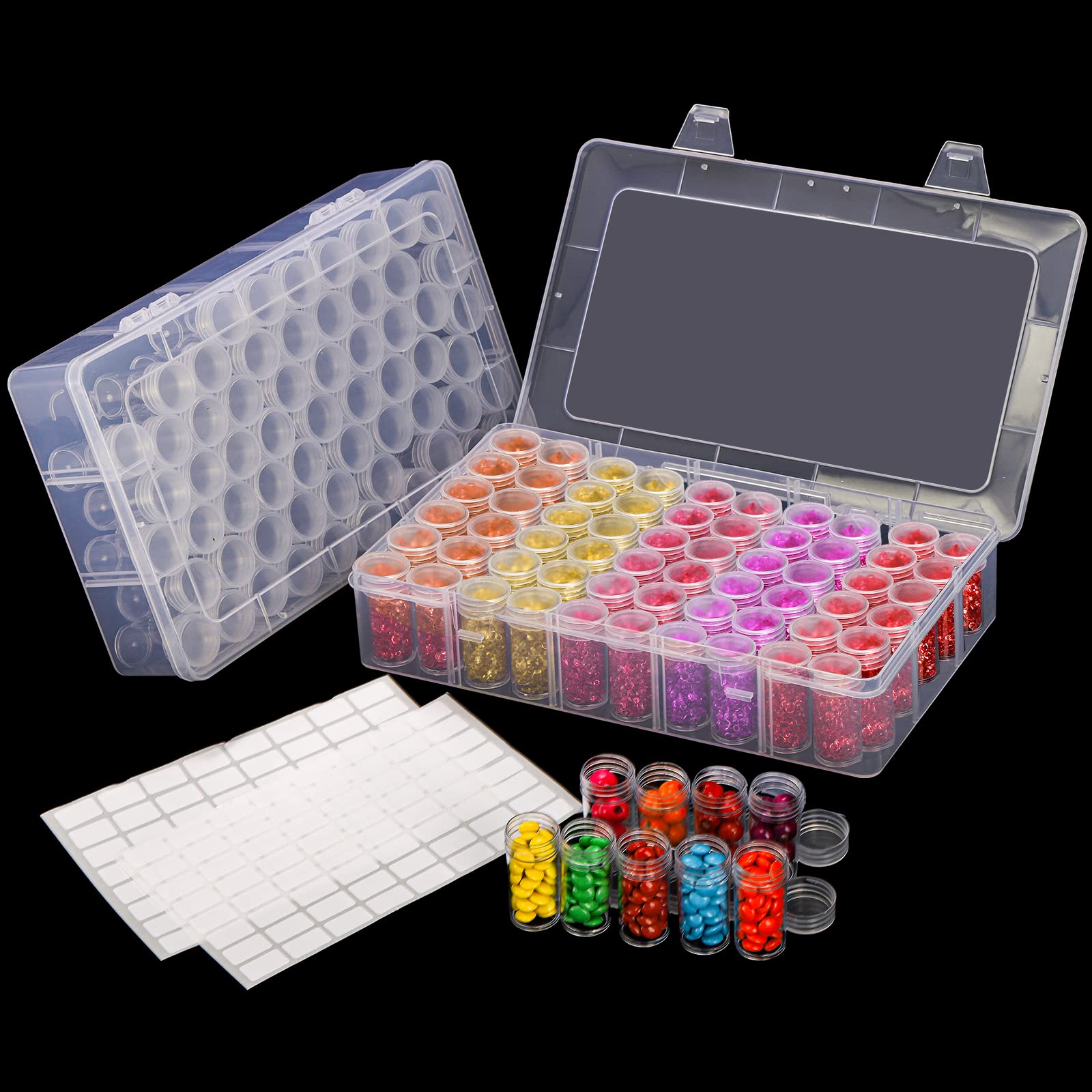 Token Tray Organizer - 1 adet 24/30//38/60 Yuvaları Plastik saklama