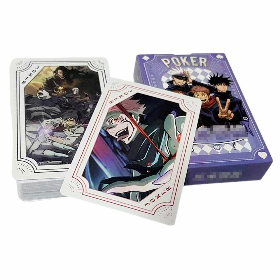 Board Game Word - Jujutsu Kaisen Poker Kartları Oynama Masa