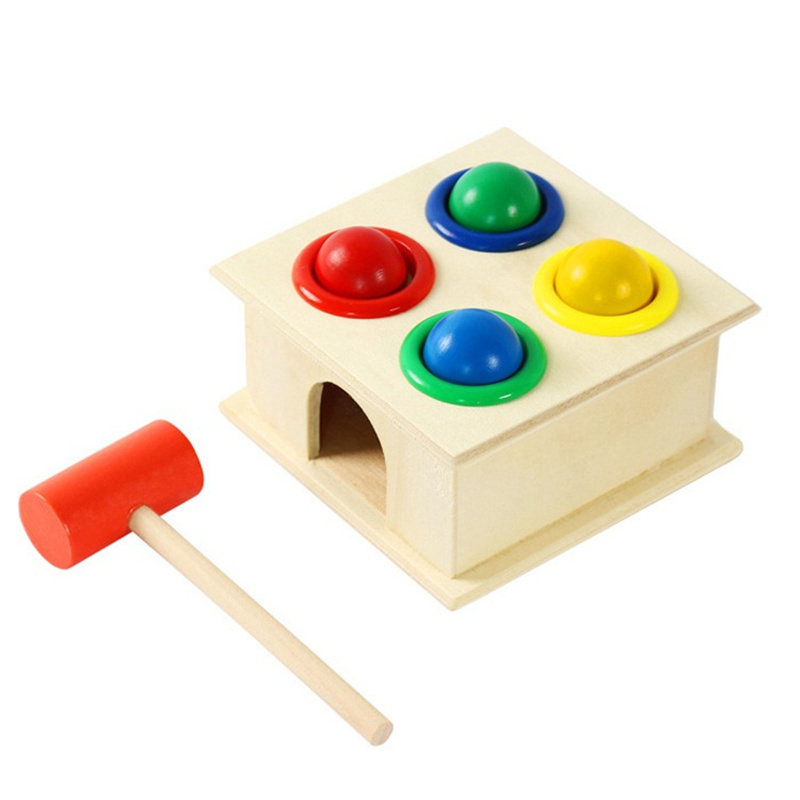 Board Game Word - Ahşap Çekiç Topu Oyunu Vuruş Oyuncaklar
