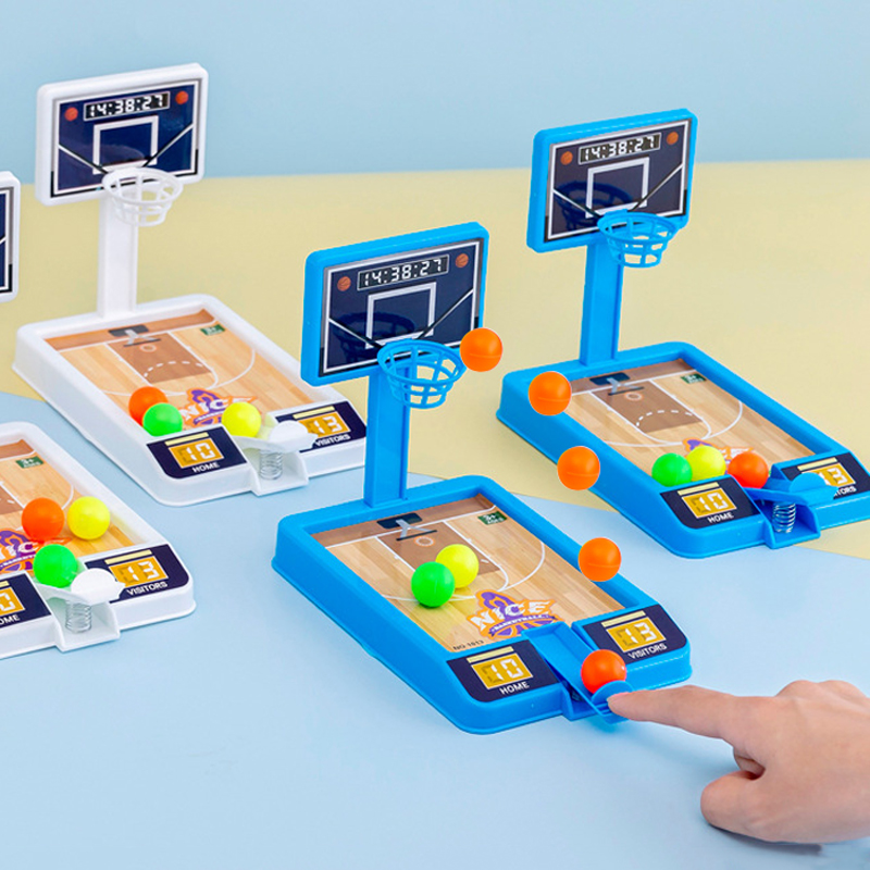 Board Game Land - Mini Basketbol Parmak Atış Oyunu Makinesi