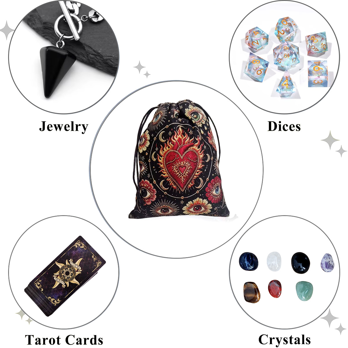 Kadife Tarot Kartı Saklama Çan - Board Game Holis incelemesi ve fiyatı