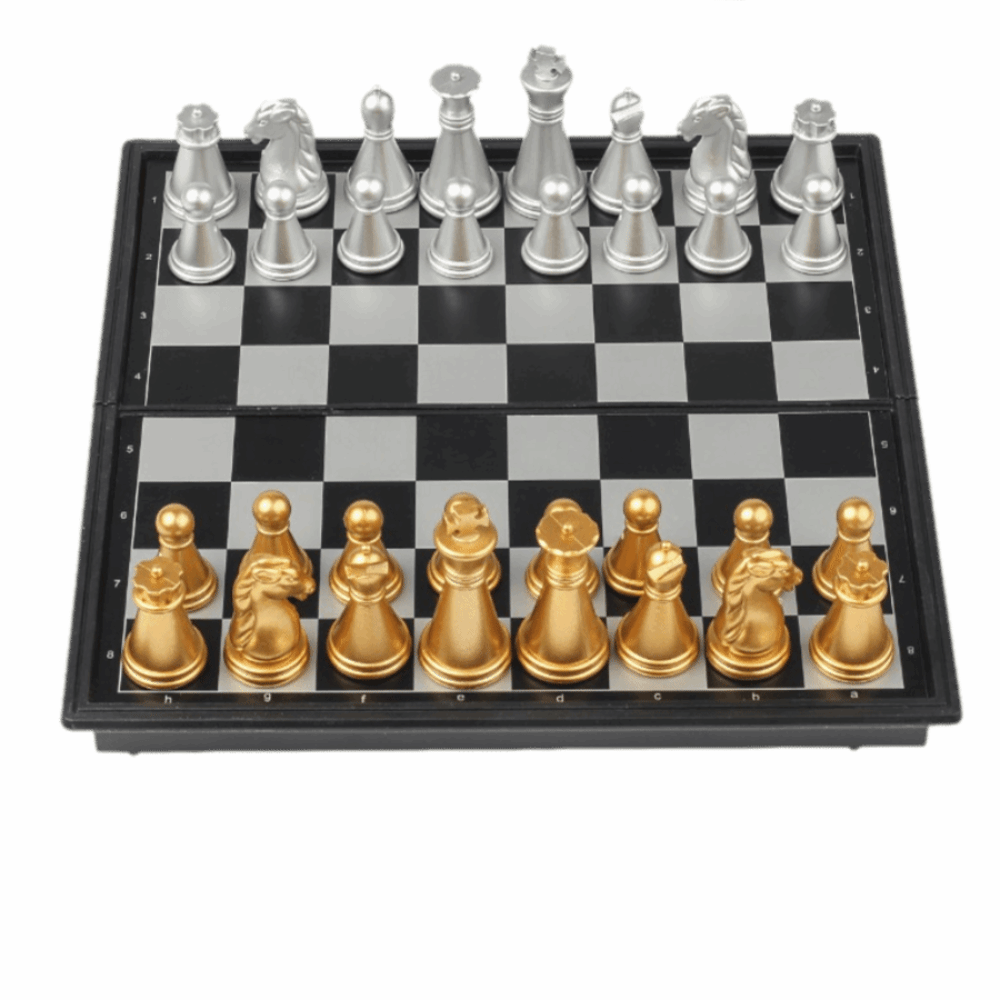 Cep Boyutunda Altın Gümüş Mini - Magnetic Travel Chess incelemesi ve fiyatı
