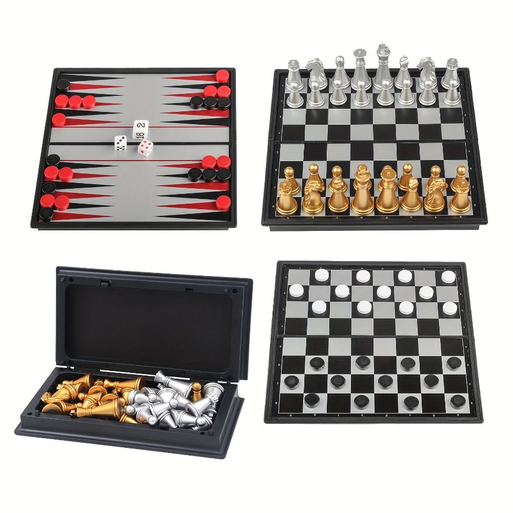 Cep Boyutunda Altın Gümüş Mini - Magnetic Travel Chess incelemesi ve fiyatı