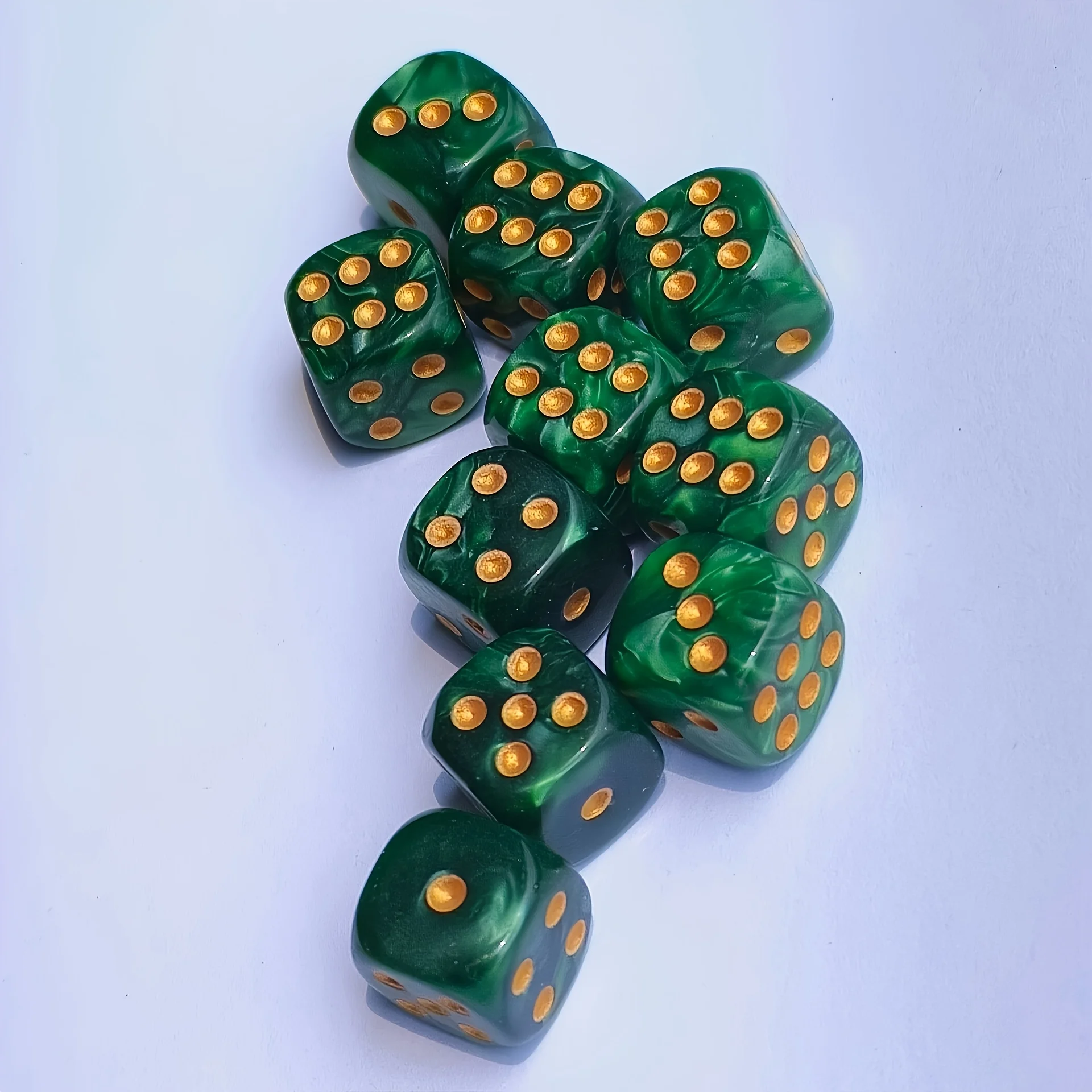 10 Adet 12mm İnci Desenli D6 Z - Board Game Live incelemesi ve fiyatı