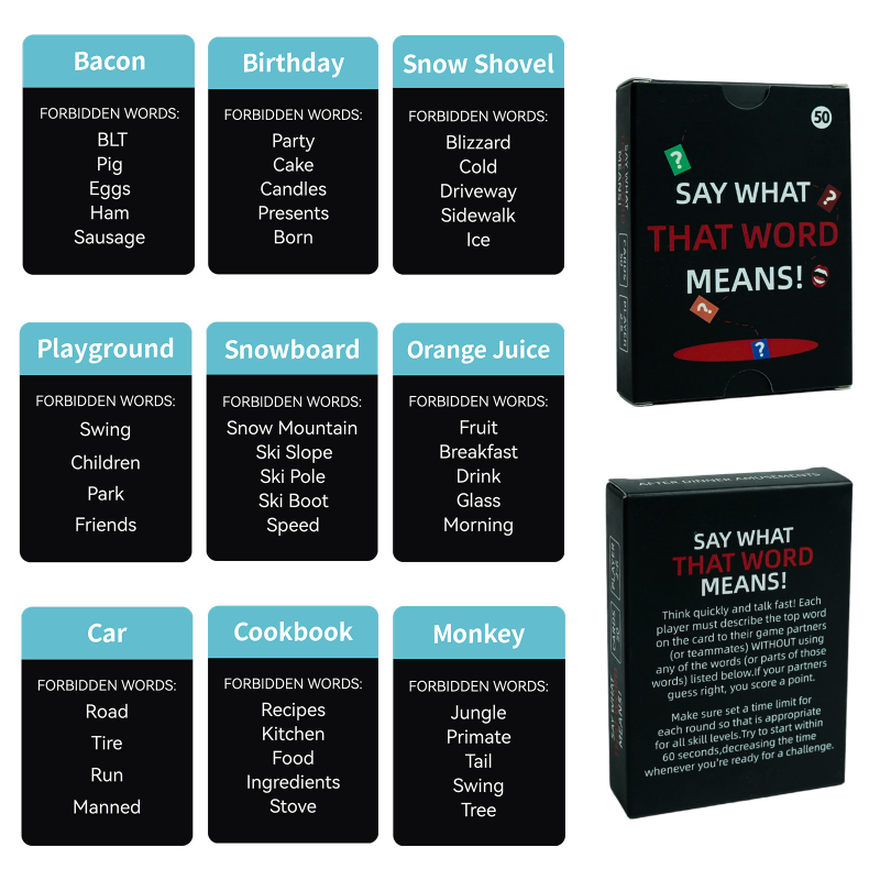 Bu Kelimenin Anlamını Tahmin E - Board Game Word incelemesi ve fiyatı