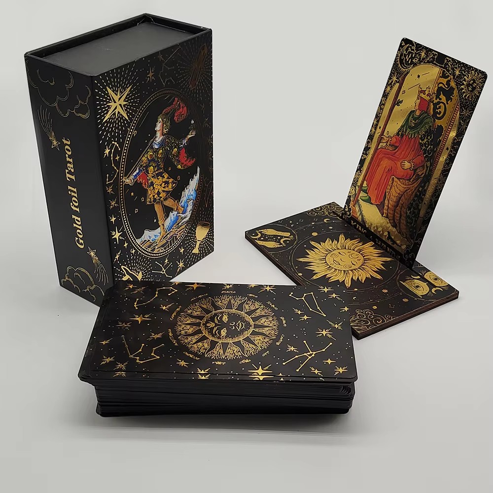 Lüks Altın Varaklı Tarot Deste - Magnetic Travel Chess incelemesi ve fiyatı