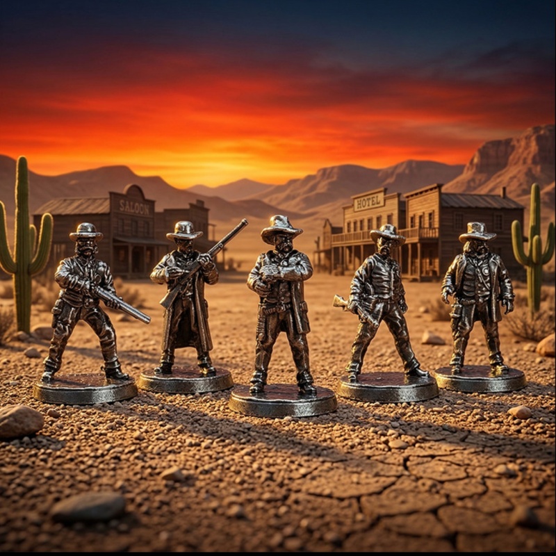 Vahşi Batı Metal Minyatür Seti - Board Game Wild Wild incelemesi ve fiyatı